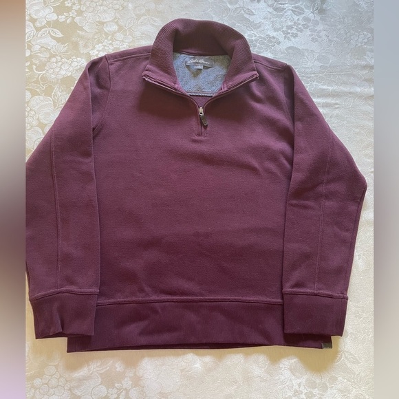 Eddie Bauer Quarter Zip Sweater - Picture 3 of 4